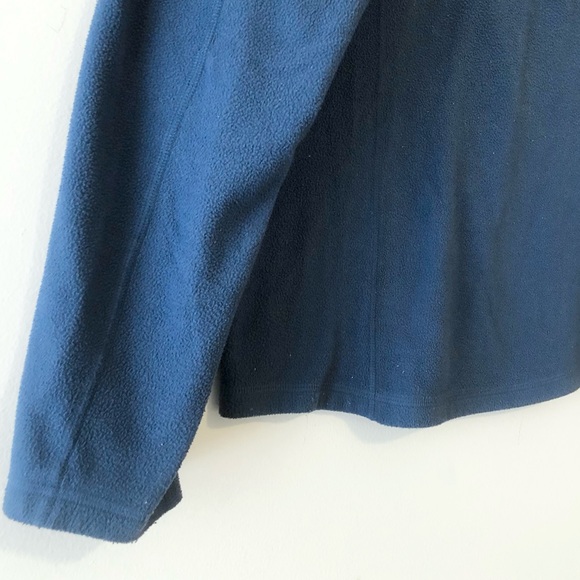 {The North Face} Fleece Quarter Zip Blue XL - Picture 3 of 6